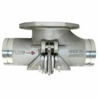 HOPPER TEE ALUMINUM 5X4 SIPHON FLOW BOTTOM DROP GROOVE X GROOVE