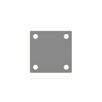 FLANGE,  3" CHECK VALVE SQUARE 4 BOLT BLIND