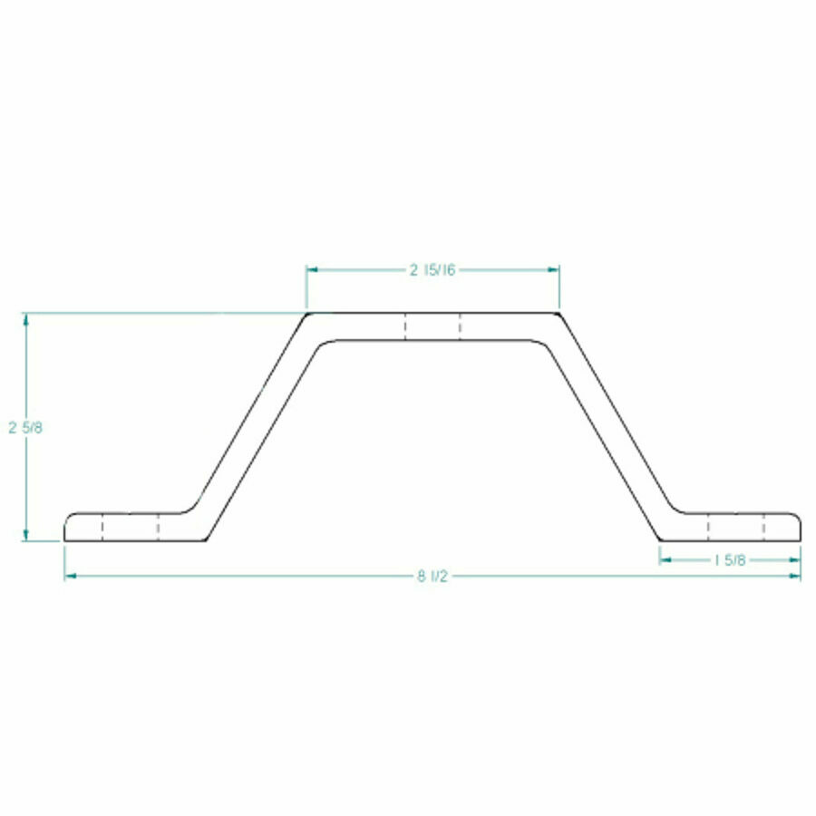 DOLLY BRACE POCKET 2-5/8" TALL