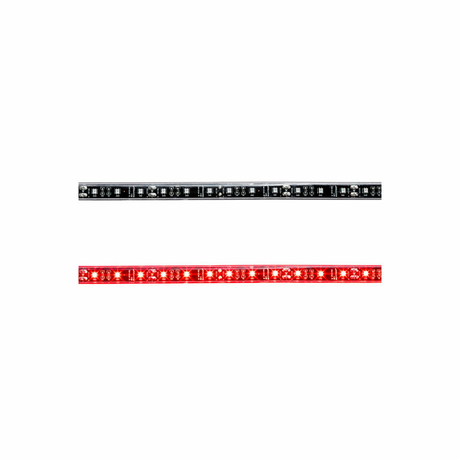 RED LED ADHESIVE STRIP LIGHT 96", WITH 54" TWIN MALE .180 BULLETS