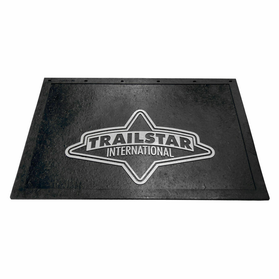 TRAILSTAR MUD FLAP, 46" X 32" X 1/2" CENTER W/ WHITE LOGO