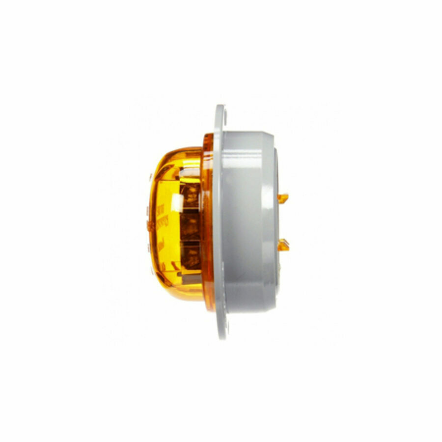 TRUCK-LITE, 8 DIODE, 2", MODEL 30 HIGH PROFILE, LED, AMBER ROUND, 8 DIODE