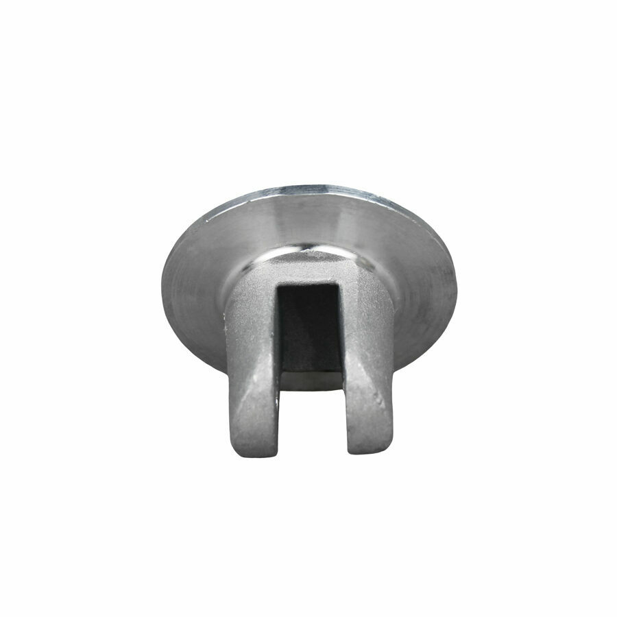 CASTING, CHAIN TIE-DOWN TOP CAP 356F BRITE FINISH LETTERS OUT