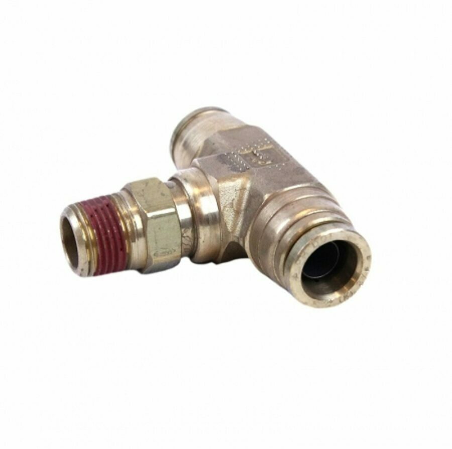 PTC BRANCH TEE BRASS, 1/2" X 3/8"