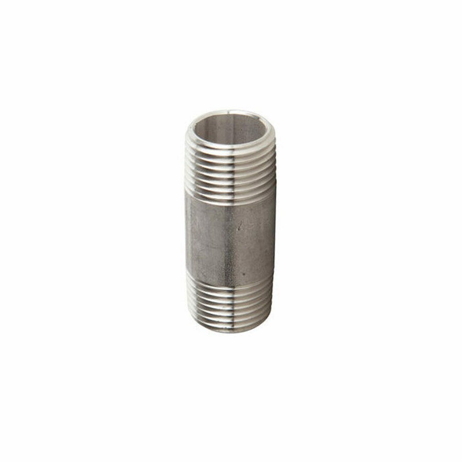 NIPPLE, 3/8" CLOSE BP STEEL