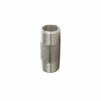 NIPPLE, 3/8" CLOSE BP STEEL