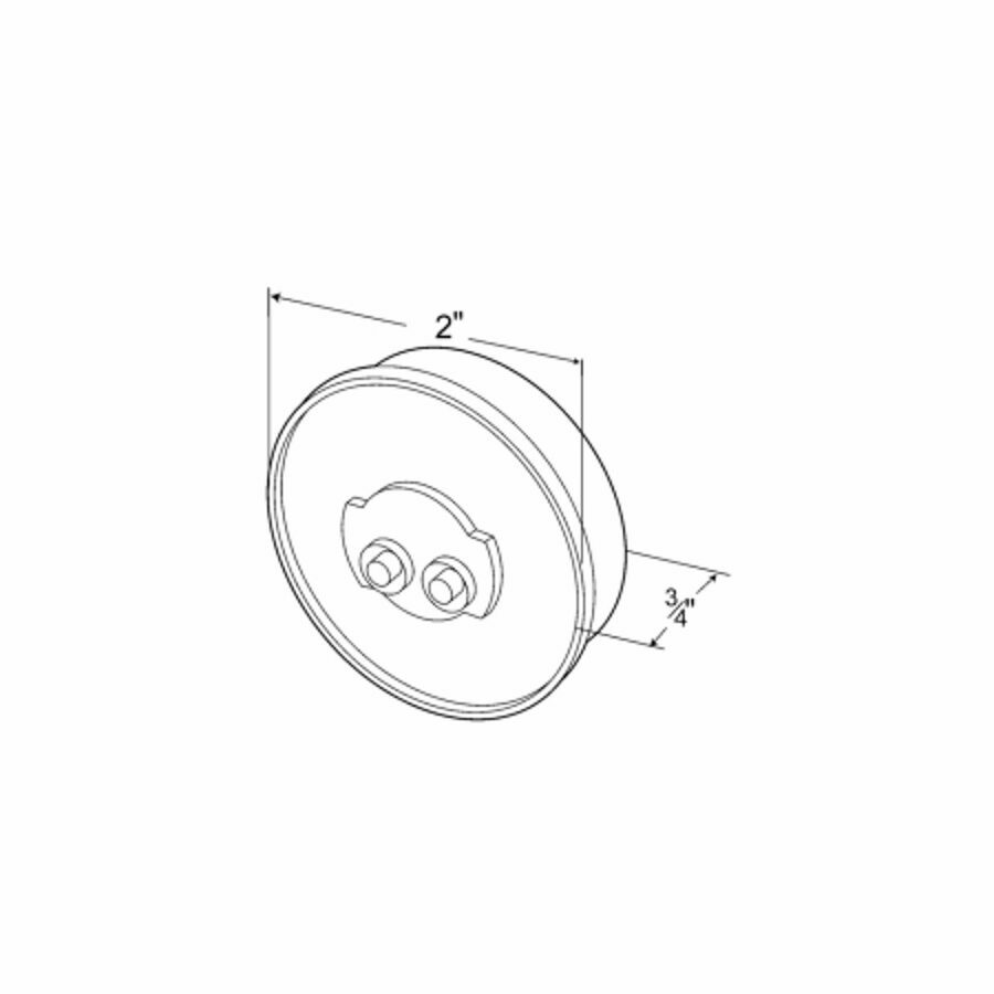 LAMP, LICENSE 2" CLEAR