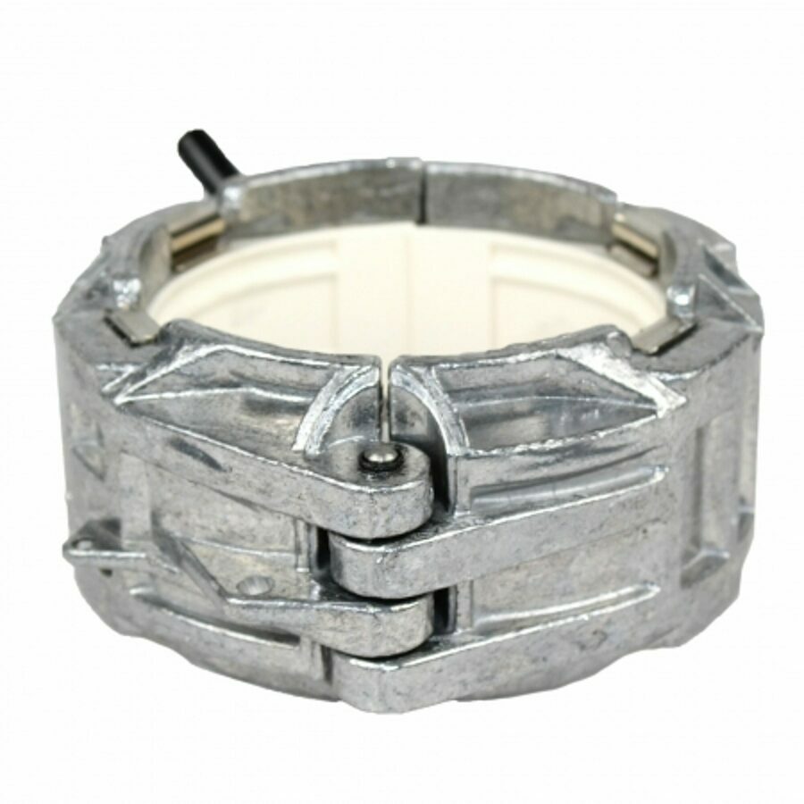 ALUMINUM COUPLER 4", ALL-IN-ONE, BOLT-ON, SPLIT WHITE GASKET