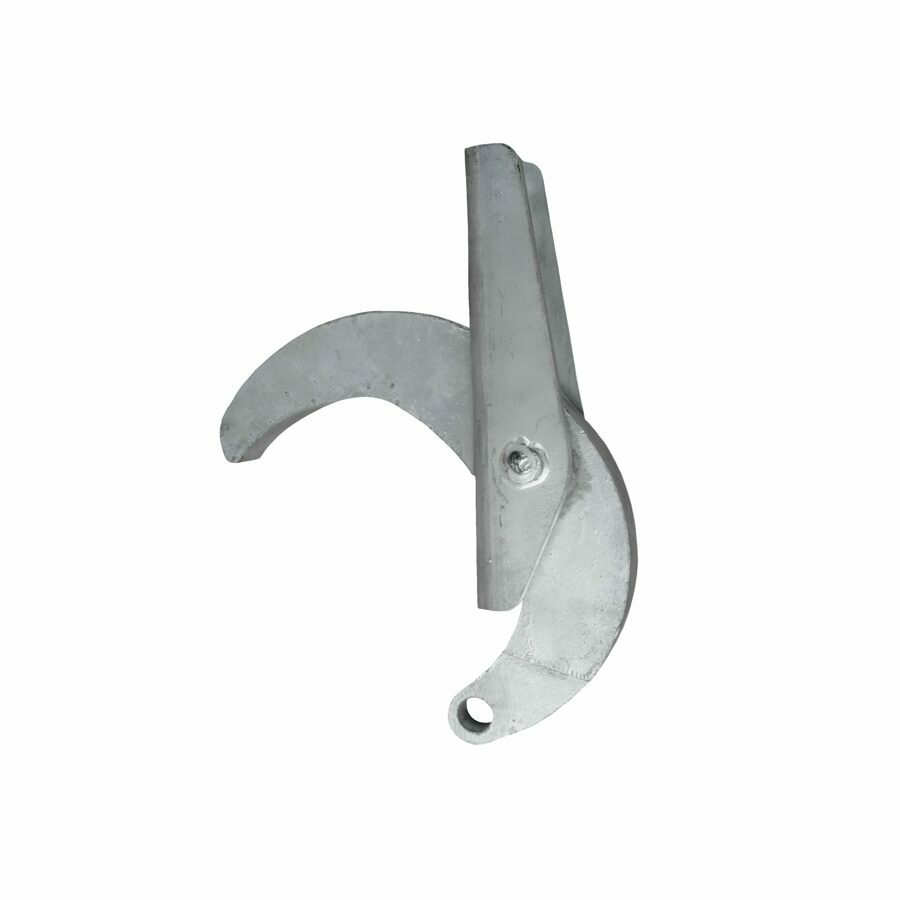 OVERSLUNG HOOK & LATCH ASSEMBLY, TWO PIECE STEEL AND ALUMINUM