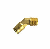 ELBOW, 3/8T 3/8P 45 DEGREES BRASS NTA