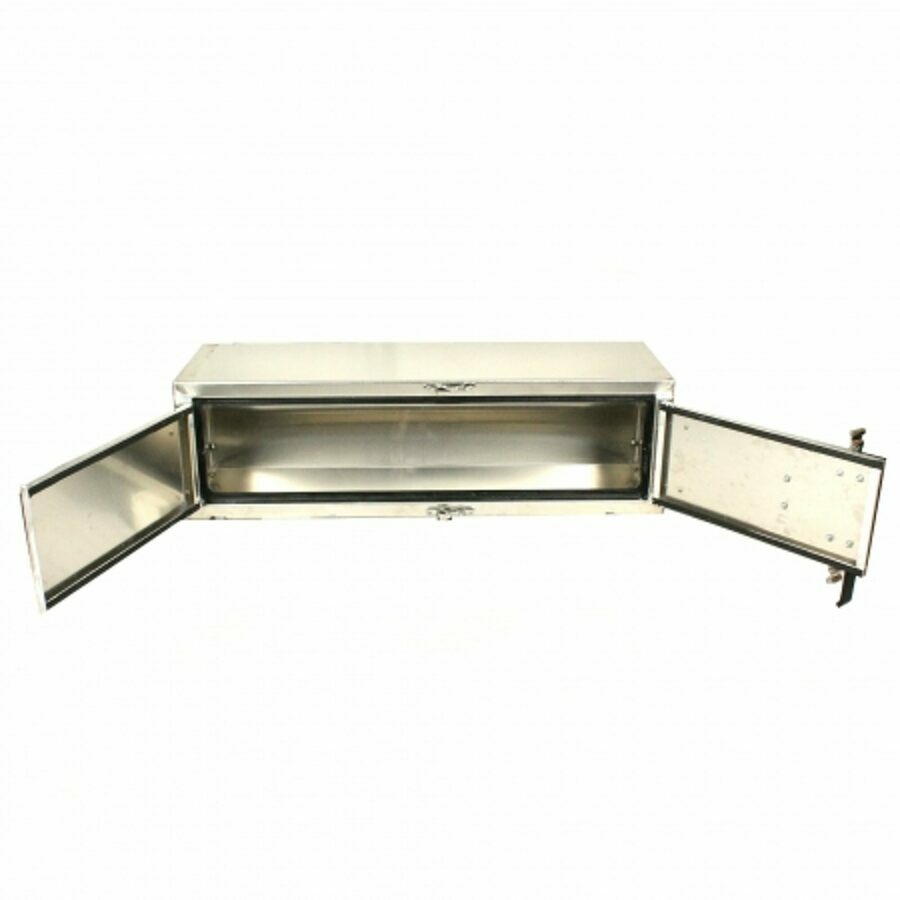 AERO TOOLBOX, 18" X 18" X 48", PASSENGER SIDE ALUMINUM DOUBLE DOOR W/ CAMLOCK