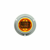 LAMP, 2.5" LED, AMBER MODEL 10, FLANGE MOUNT HIGH PROFILE