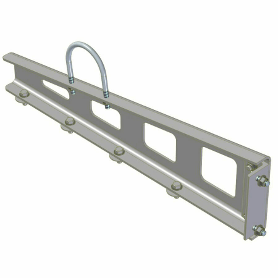 FRONT FENDER BRACKET ASSEMBLY W/ HARDWARE, DRIVER SIDE FRONT .165 3" U-BOLT