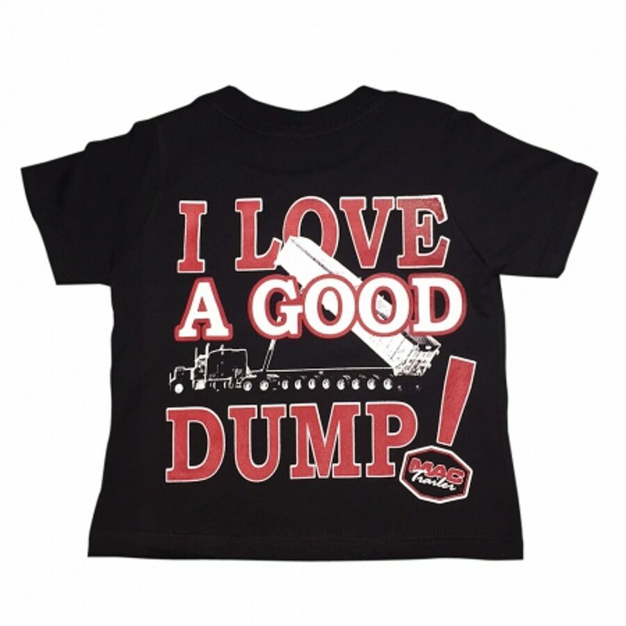 T-SHIRT DUMP BLACK INFANT SIZE 12 MONTH