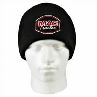 MAC TRAILER KNIT FLIP HAT, BLACK