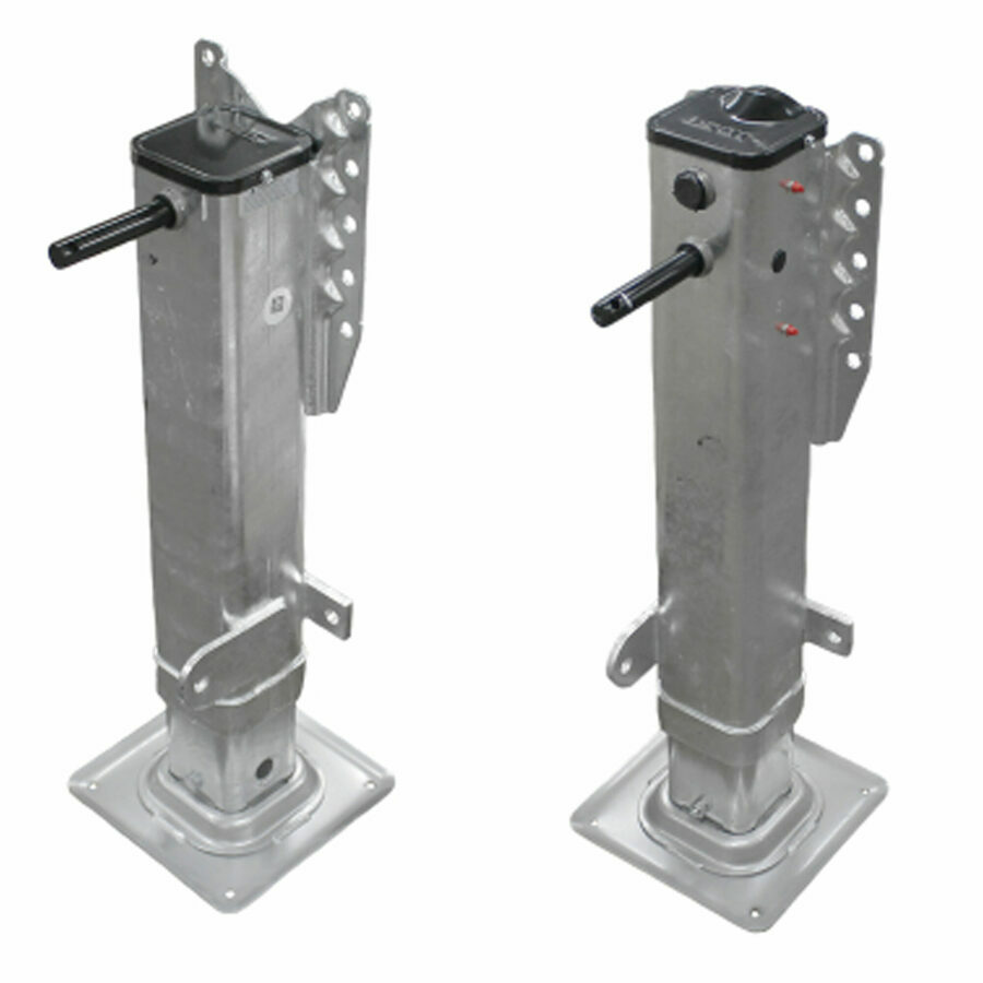 LANDING GEAR JOST H451 LOW PRO, REVERSE MOUNT CUSHION FOOT, 10YR NO LUBE GALVANIZED