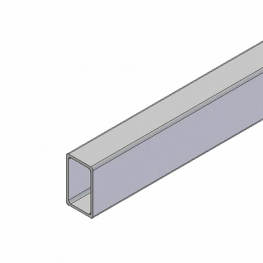 ALUMINUM DRAFT ARM TUBING 1/4" X 3" X 5" X 24'
