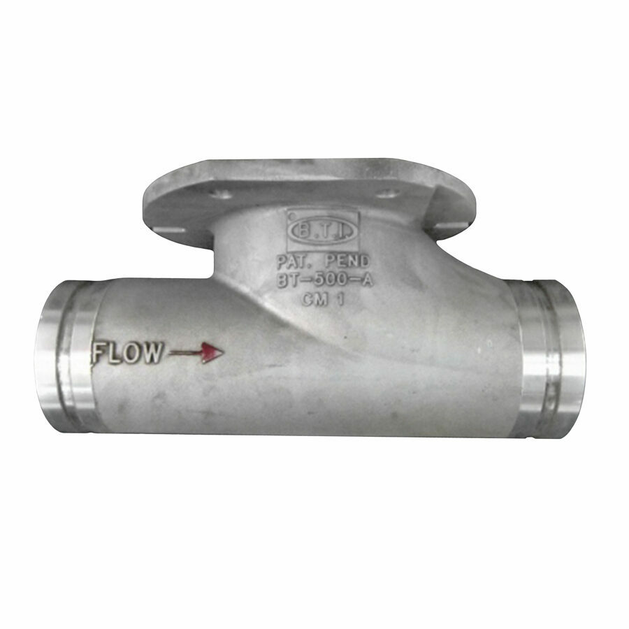 HOPPER TEE ALUMINUM 5X4 SIPHON FLOW