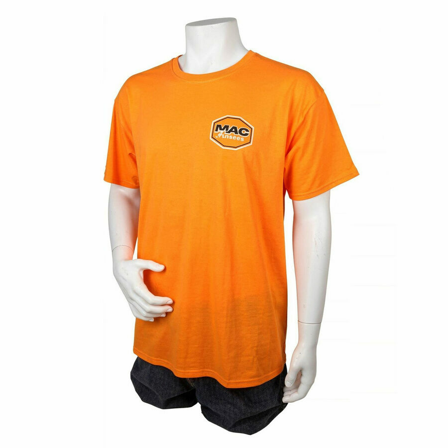 T-SHIRT ROUND BOTTOM ORANGE 2X