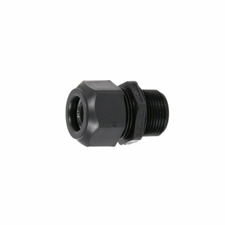 COMPRESSION FITTING 3/4", BLACK MAX DIAMETER .485" MIN DIAMETER .25"