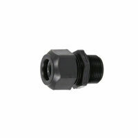 COMPRESSION FITTING 3/4", BLACK MAX DIAMETER .485" MIN DIAMETER .25"