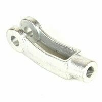 YOKE 5/8-18 1.25 OD ZINC (1010) 45 DEGREE, ELECTRO PLATED-FORGING