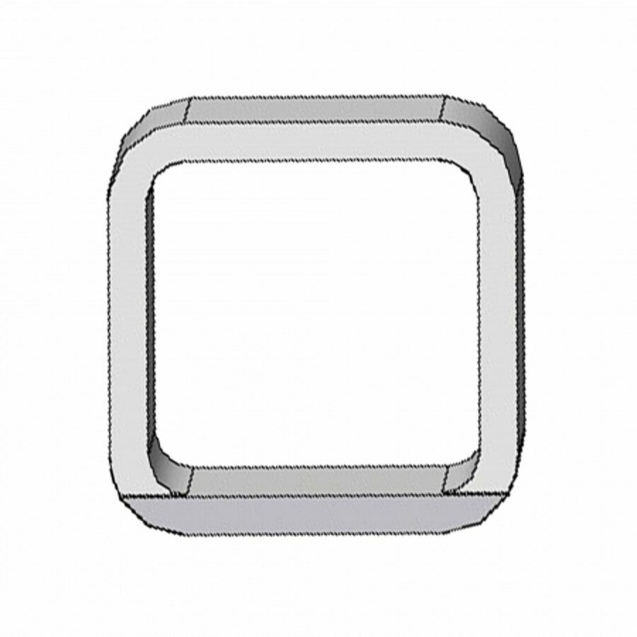 GROUND CONTROL, ALUMINUM TUBE, 1/2 ROUND