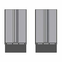 FLAPS FRONT & REAR OF FRONT TIRES, 40" OPTION