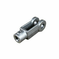 YOKE SS, 3-1/2", 5/8-11 ADJ SS, LH THREAD