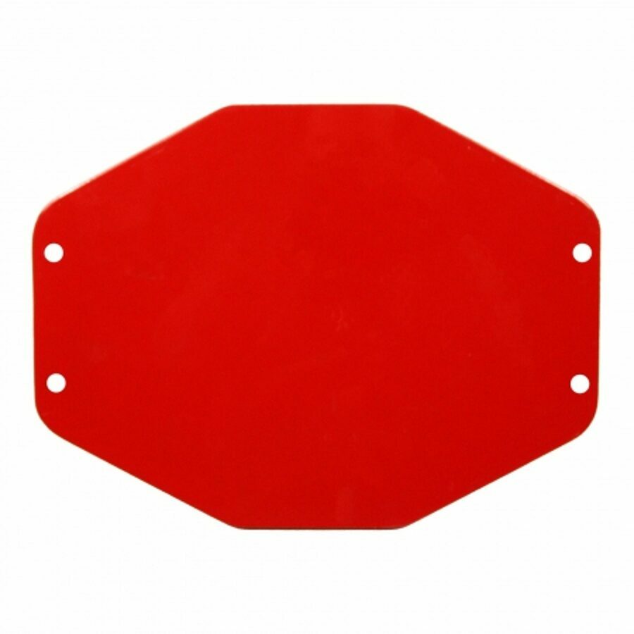 MAC LOGO, FOR STEEL BODY, RED BOLT ON ASSEMBLY COMPLETE