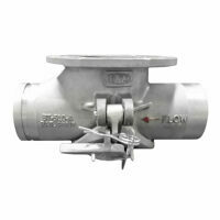 HOPPER TEE ALUMINUM 5X4 SIPHON FLOW BOTTOM DROP PLAIN X GROOVE