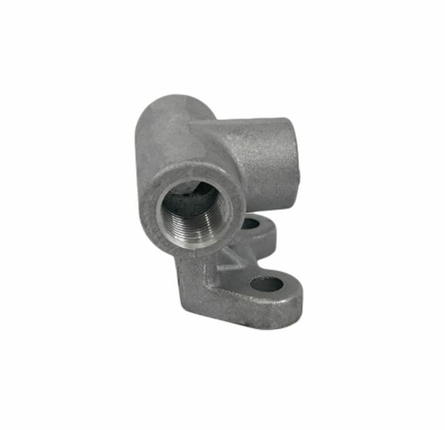 FRAME MOUNTING TEE 3/8" FNPT ANCHOR AXLE TEE, ZINC PLATED