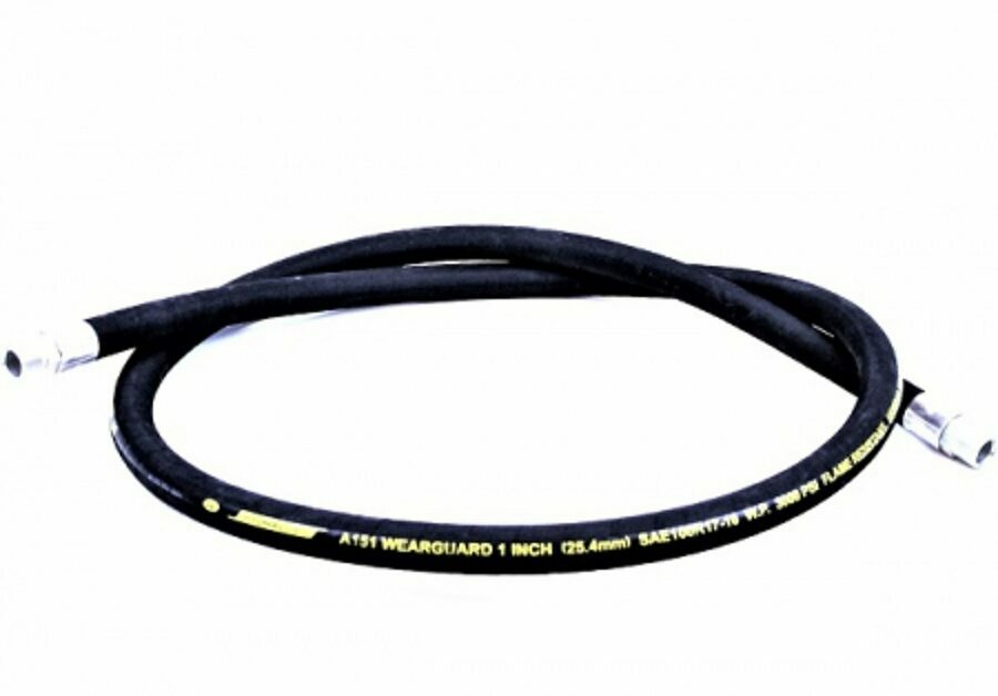 HOSE ASSEMBLY, 120" W/1" MPT ENDS 3000 PSI