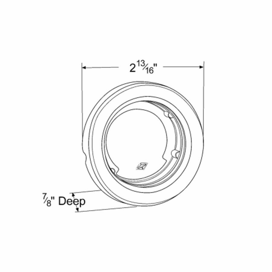 GROMMET, 2" LAMP CLOSED BACK