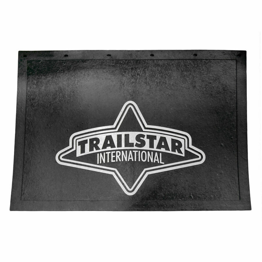 TRAILSTAR MUD FLAP, 46" X 32" X 1/2" CENTER W/ WHITE LOGO