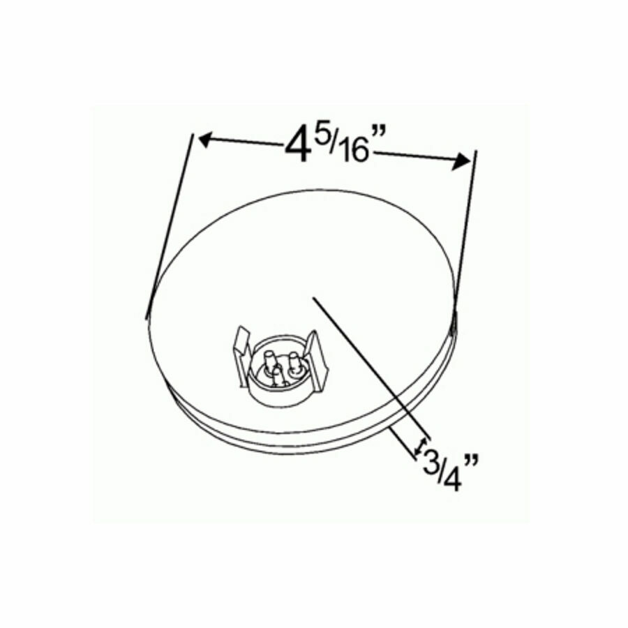 LIGHT, LED RED 4" SUPERNOVA STT