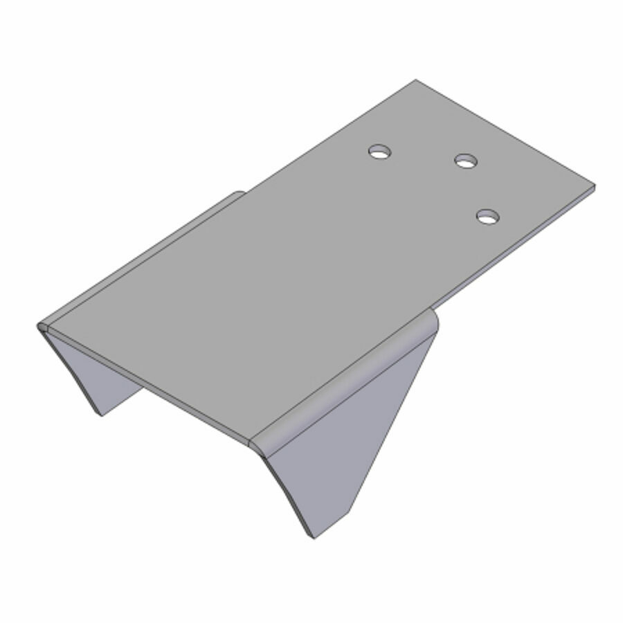 TIRE CARRIER BRACKET, HALF ROUND