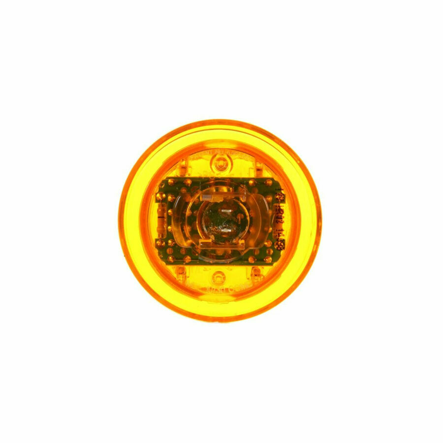 LAMP, 2-1/2" LED, MODEL 10 AMBER, FIT 'N FORGET 12V SERIES 10