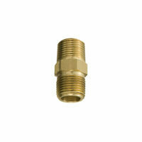 NIPPLE, 3/4" HP HEX BRASS