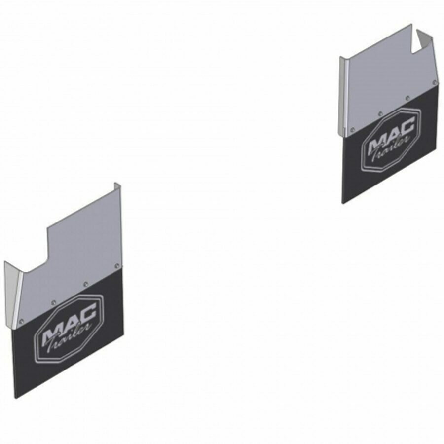 FLAP ASSEMBLY FRONT OF AXLE WELD-ON, PLASTIC STANDARD