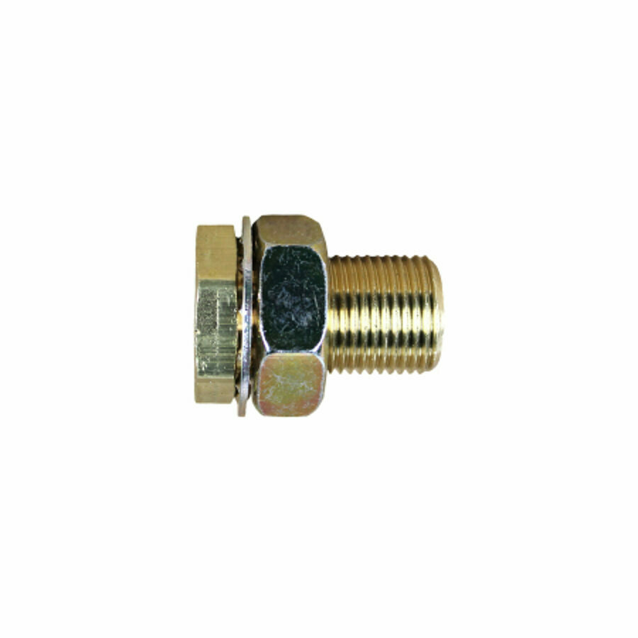 BULKHEAD CONNECTOR BHC-1/4-18 IT TO 3/4-16 OT (1-1/2" LG)
