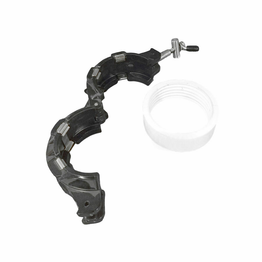 COMPOSITE COUPLER 4", A1 BLACK MAXX SOLID GASKET, BOLT ON