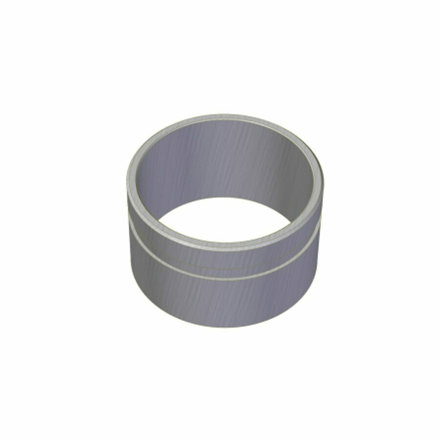 PIPE ALUMINUM 4" SCH 40 PLAIN/GROOVE, 153.7" LONG