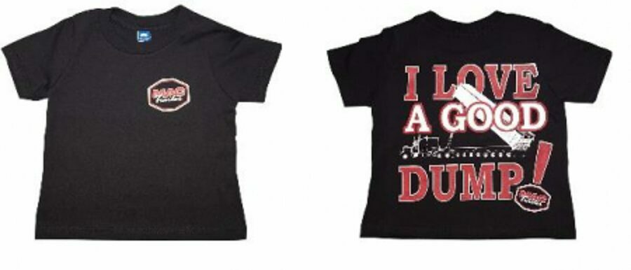 T-SHIRT DUMP BLACK INFANT SIZE 12 MONTH