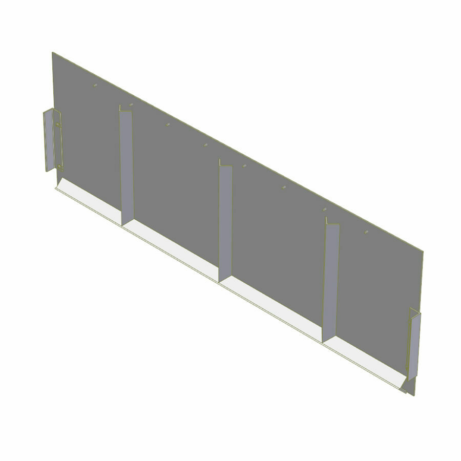 SLOPE PLATE ASSEMBLY, SMOOTH SIDE MOVING FLOOR