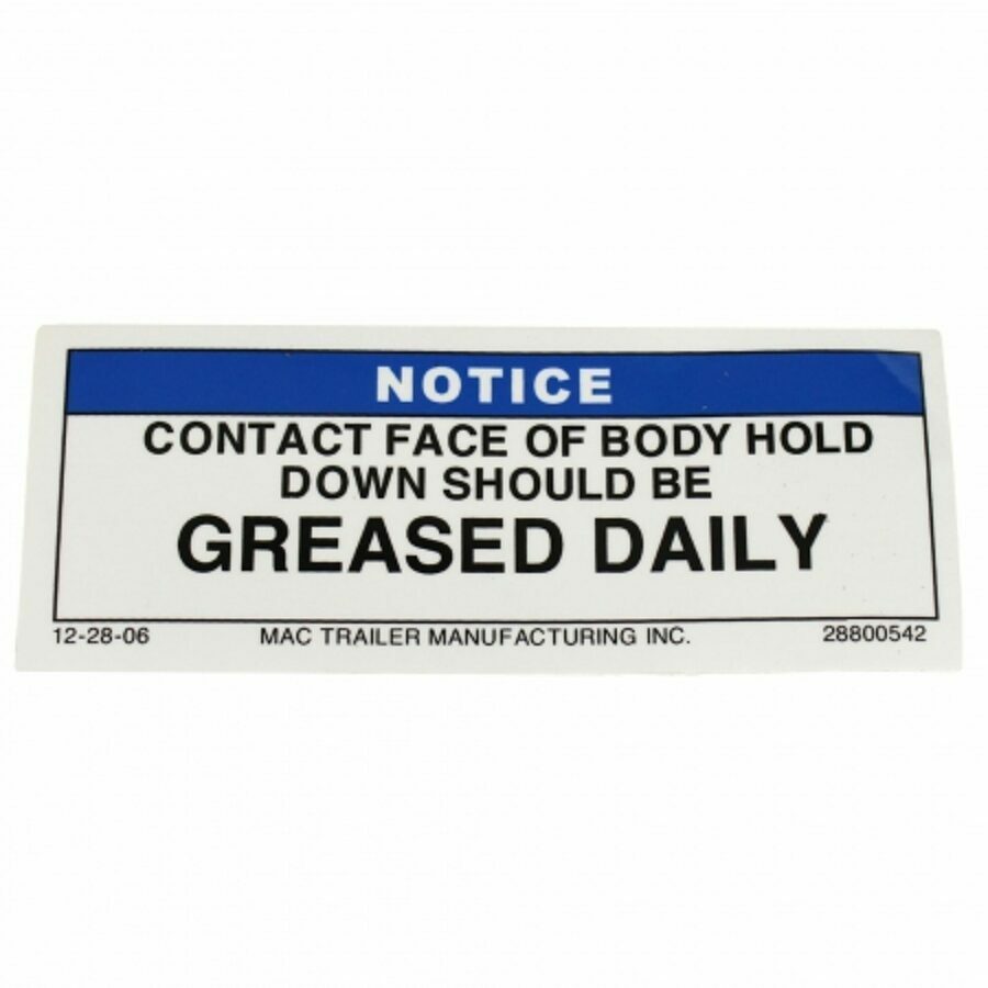 BODY HOLD DOWN COMPLETE, BOLT-ON