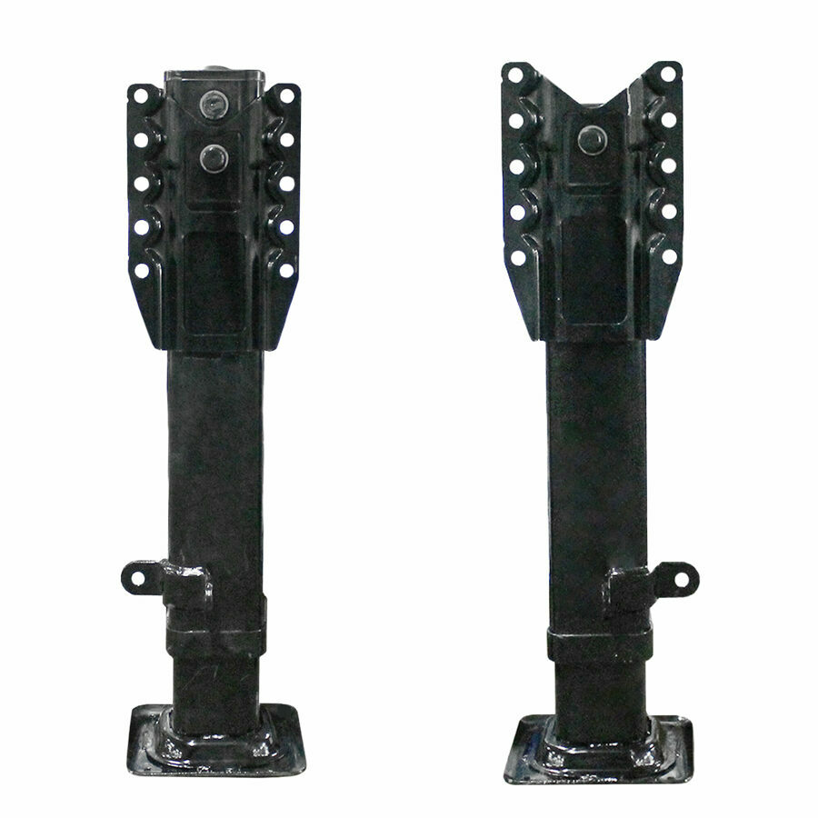 LANDING GEAR, JOST 19" TRAVEL, CUSHION FOOT W/ BLACK POWDER COAT