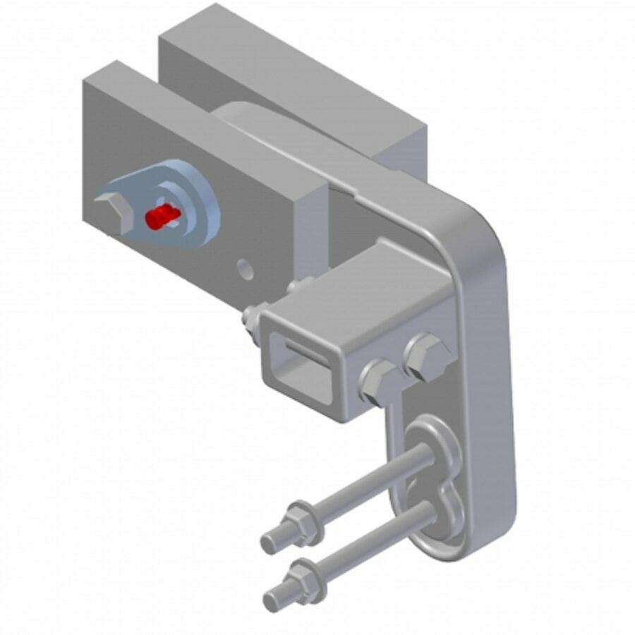 HINGE ASSEMBLY SHEET & POST, OVERSLUNG PASSENGER SIDE