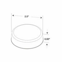 SIGNAL STAT 2-1/2", 13-DIODE, MODEL 10 RED, CLEAR, G/M, STD