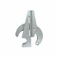 OVERSLUNG HOOK & LATCH ASSEMBLY, TWO PIECE STEEL AND ALUMINUM